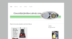 Desktop Screenshot of concretegardenleaves.com